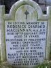Photo of headstones/thumb_Roderick Diarmid MacLennan died 1977 hdstn Clachan Duich new